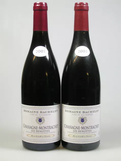 Chassagne Montrachet rouge 'Les Benoites', domaine Bachelet 2005