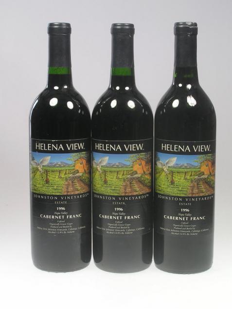 Helena View 'Cabernet Franc', Johnston Vineyards Estate 1996