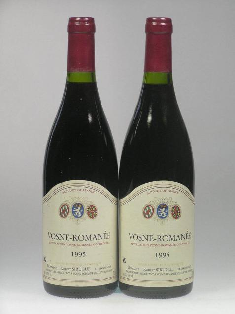Vosne-Romanée, domaine Sirugue Robert 1995