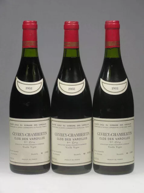 Gevrey Chambertin 1e Cru 'Clos des Varoilles', domaine Des Varoilles 1988 