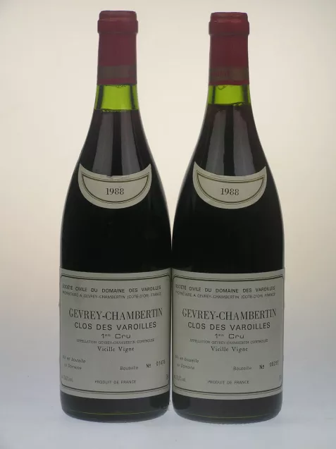Gevrey-Chambertin 1e Cru 'Clos des Varoilles', domaine Des Varoilles 1988