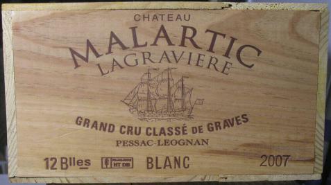 Malartic-Lagravière blanc 2007