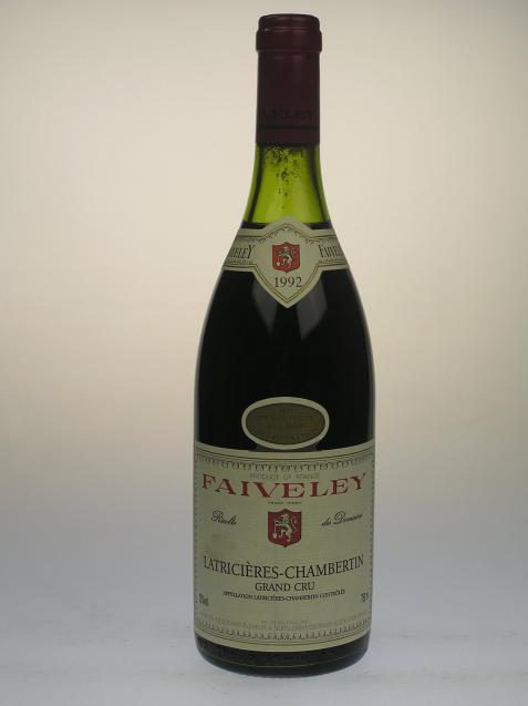 Latricières-Chambertin, domaine Faiveley 1992