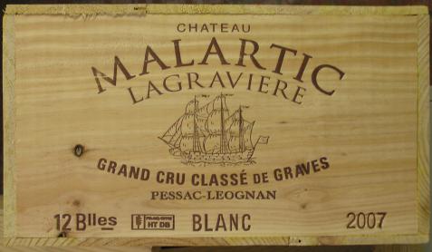 Malartic-Lagravière blanc 2007