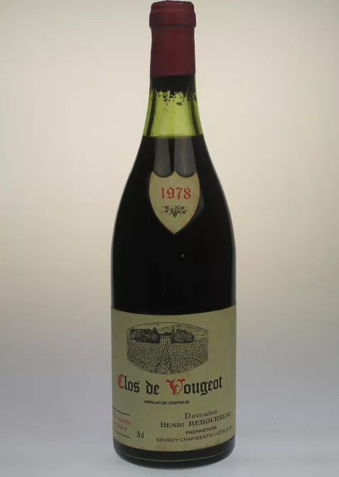 Clos de Vougeot, domaine Henri Rebourseau 1978